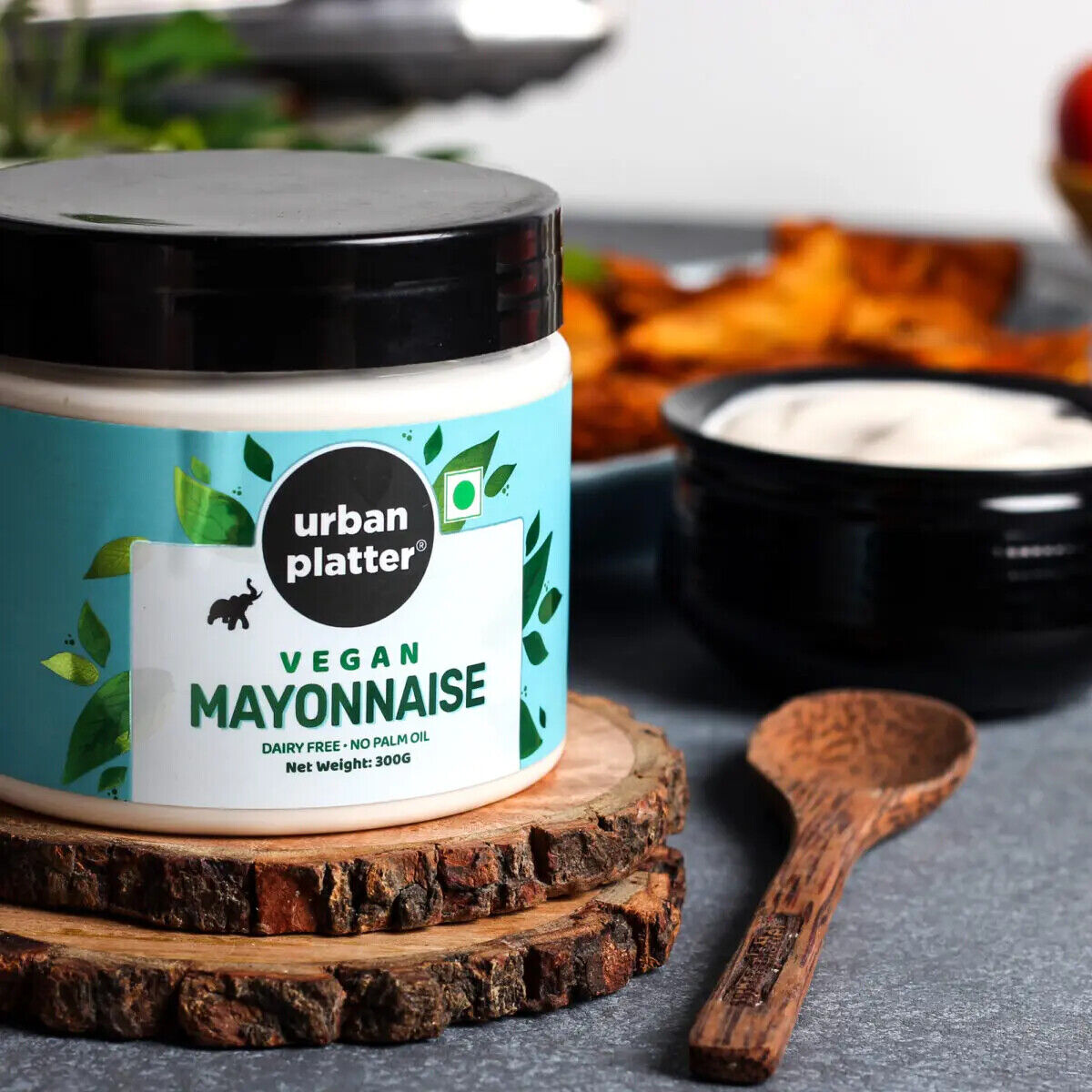Vegan PremiumMayonnaise(Dairyfree & No Palm Oil)Creamy &Delicious Condiment-300g