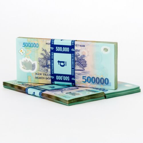 1,000,000 Vietnamese Dong Currency | (2) 500,000 Vnd Banknotes | Fast Shipping