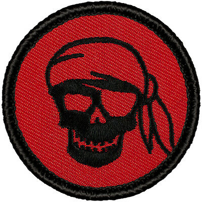 Great Boy Scout Patrol Patch - RETRO Pirate Skull (#522R)